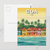 Goa Indien Postkarte (Vorne/Hinten)