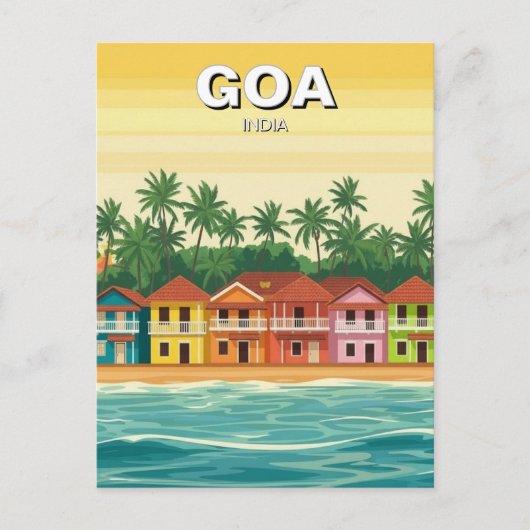 Goa Indien Postkarte (Vorderseite)