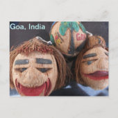 Goa, Indien Postkarte (Vorderseite)