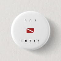 Goa Indien Unterwasseratemgerät-Tauchen-Flagge