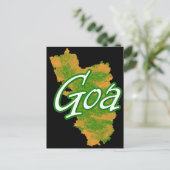 Goa Postkarte (Stehend Vorderseite)