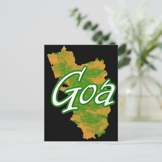 Goa Postkarte (Stehend Vorderseite)