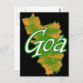 Goa Postkarte (Vorne/Hinten)