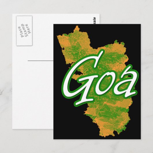 Goa Postkarte (Vorne/Hinten)