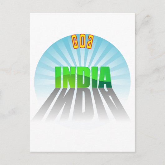 Goa Postkarte (Vorderseite)