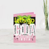 Goa Reise Einladung (Vorderseite)