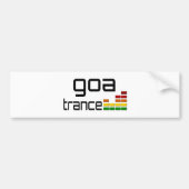 Goa Trance-Musik mit Stereoentzerrer Autoaufkleber (Vorne)