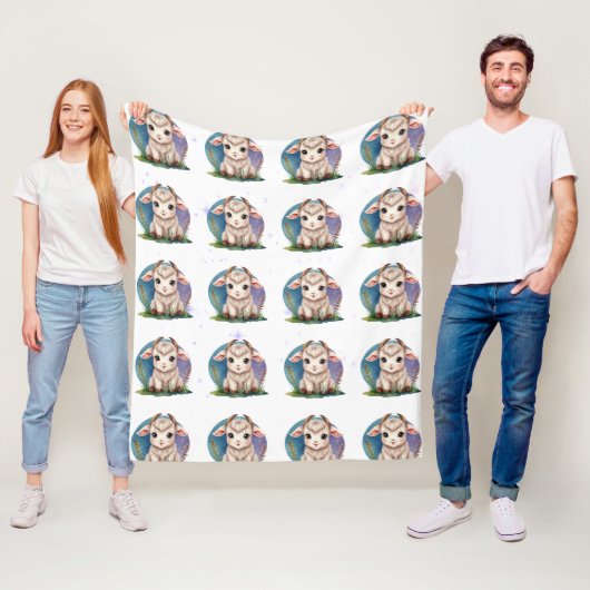 Goal Baby Niedlich Kawaii Pattern Fleecedecke (Beispiel)