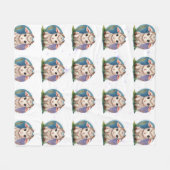 Goal Baby Niedlich Kawaii Pattern Fleecedecke (Vorderseite (Horizontal))