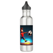 "Goal Bound: The Animated Boy's Perfect Kick" Edelstahlflasche (Links)