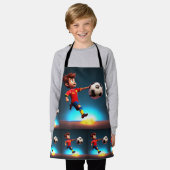 "Goal Bound: The Animated Boy's Perfect Kick" Schürze (Getragen)