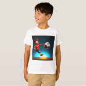 "Goal Bound: The Animated Boy's Perfect Kick" T-Shirt (Vorne ganz)