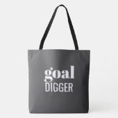Goal Digger Black Gradient Tasche (Vorderseite)