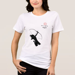Goal Digger T-Shirt – Motivierendes Gaffel-Grafikd Tri-Blend Shirt