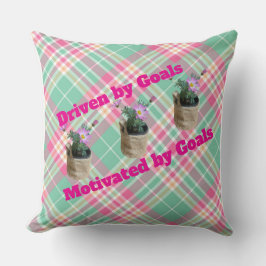 Goal Getter Driven by Goals werfen Kissen