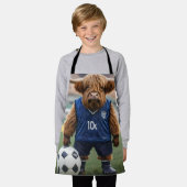 "Goal-Getter: Eine Hochlandkuh für Fußball verklei Schürze (Getragen)