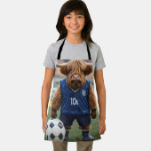 "Goal-Getter: Eine Hochlandkuh für Fußball verklei Schürze (Insitu)