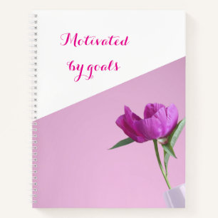 Goal Getter motiviert durch Goals Spiral Notebook Notizblock