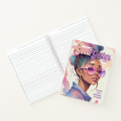 Goal Getter Niedlich Girly Magazine Style Notizblock (Innenseite)