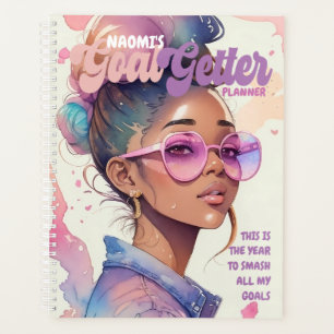 Goal Getter Niedlich Girly Magazine Style Planer