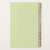 'Goal Getter' Soft Light Olive Green Journal Gesch Notizblock (Rückseite)