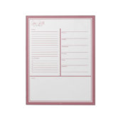 Goal Getter Weekly Planner Notizblock (Rotiert)