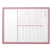 Goal Getter Weekly Planner Notizblock (Vorderseite)