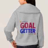 "Goal Getter Women's Hoodie - Motivierend Slogan (Rückseite)