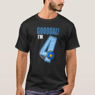 Goal Goooal I m 4 4. Geburtstag Handball T-Shirt