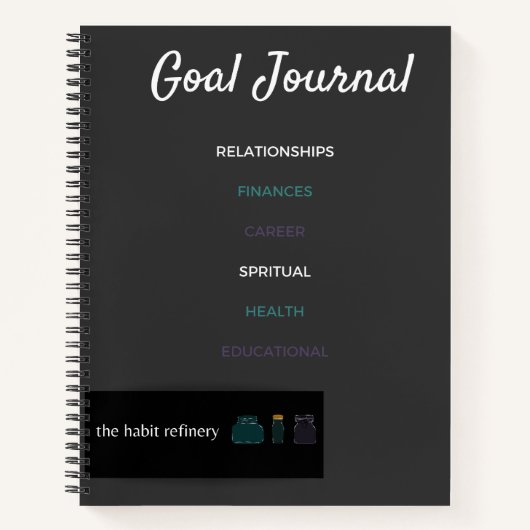 Goal Journal Notizblock (Vorderseite)