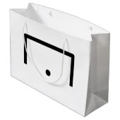 Goal Large Gift Bag Große Geschenktüte (Rückseite Schrägansicht)