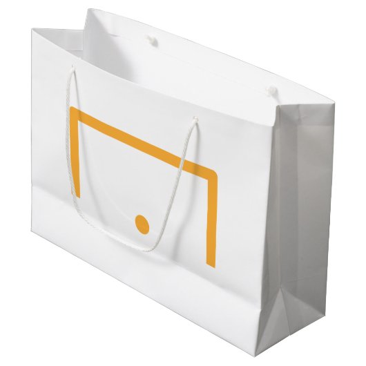 Goal Large Gift Bag Große Geschenktüte (Vorderseite Schrägansicht)