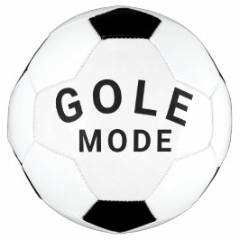 Goal Mode Text Soccer Ball for Training and Play G