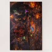 Goal night out spooky witch and skeleton fantasy j puzzle (Vertikal)