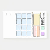 Goal planning for ADHD Post-It Notes Post-it Klebezettel (Vorderseite)