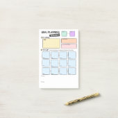 Goal planning Post-It Notes Klebezettel (Auf Schreibtisch)