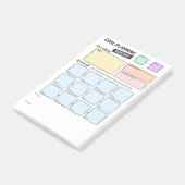 Goal planning Post-It Notes Klebezettel (angewinkelt)