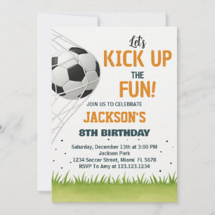 Goal Scorer Fußball Einladung zum Geburtstag
