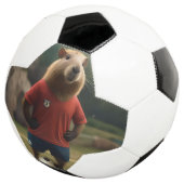 "Goal-Scoring Capybara: Der ultimative Fußballstar Fußball (Dreiviertel)