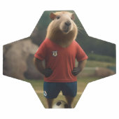 "Goal-Scoring Capybara: Der ultimative Fußballstar Fußball (Flach)