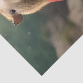 "Goal-Scoring Capybara: Der ultimative Fußballstar Seidenpapier (Detail)
