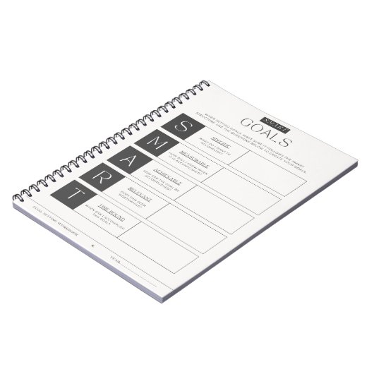 Goal Setting Notebook Notizblock (Linke Seite)