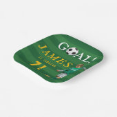 Goal! Soccer Birthday Plate for Kids – Editable Pappteller (Gewinkelt)