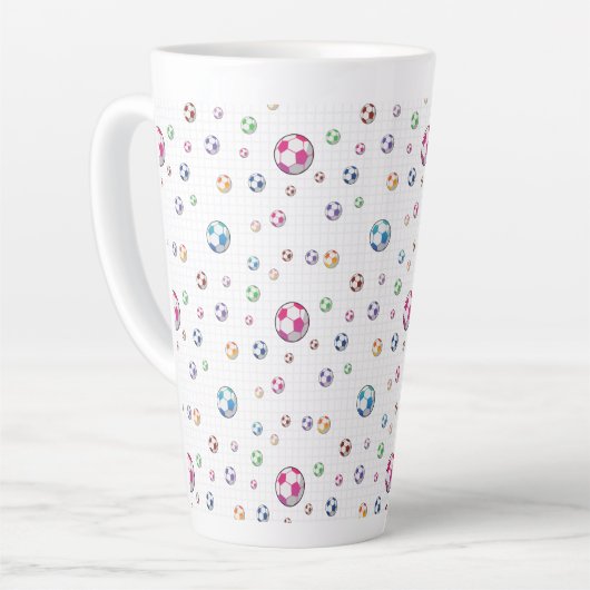 Goal Soccer Muster Milchtasse (Linke Ecke)