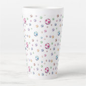 Goal Soccer Muster Milchtasse (Vorderseite)