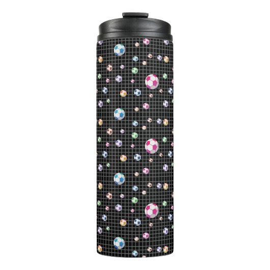 Goal Soccer Muster Thermosbecher (Vorderseite)