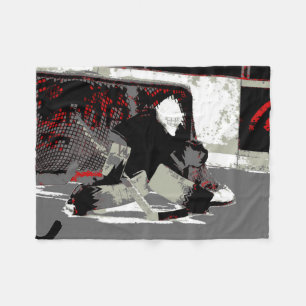 Goal Stopper - Eishockey Goalie Fleecedecke