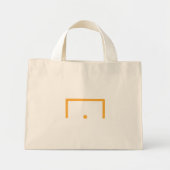 Goal Tote Bag Mini Stoffbeutel (Vorne)
