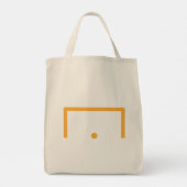 Goal Tote Bag Tragetasche (Rückseite)