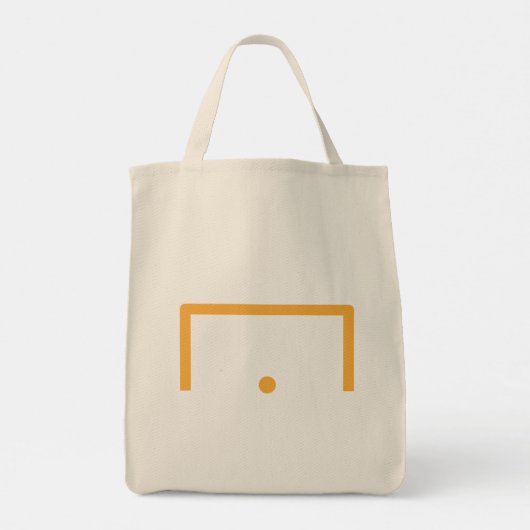 Goal Tote Bag Tragetasche (Rückseite)